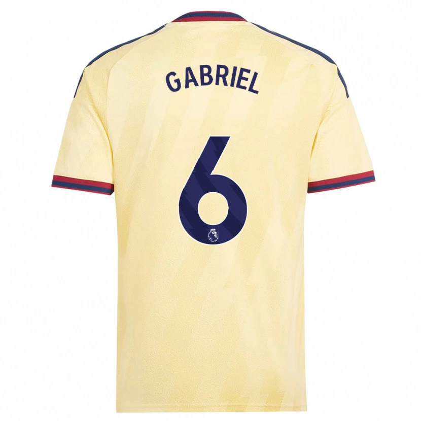Danxen Kinder Gabriel Magalhães #6 Hell Gelb Mitternachtsblau Ausweichtrikot Trikot 2026/27 T-Shirt Schweiz