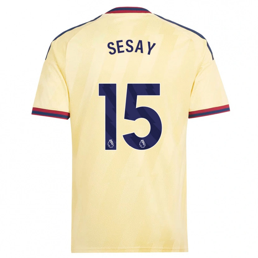 Danxen Kinder Joshua Sesay #15 Hell Gelb Mitternachtsblau Ausweichtrikot Trikot 2026/27 T-Shirt Schweiz