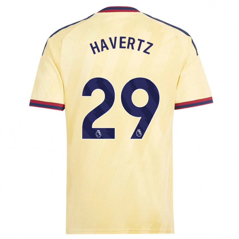 Danxen Kinder Kai Havertz #29 Hell Gelb Mitternachtsblau Ausweichtrikot Trikot 2026/27 T-Shirt Schweiz