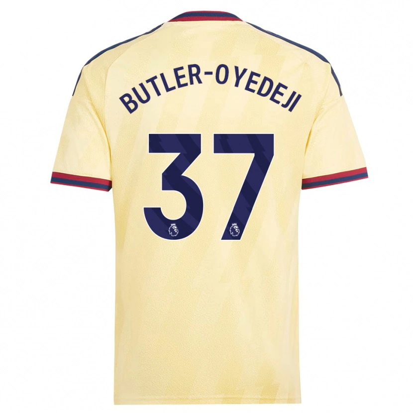 Danxen Kinder Nathan Butler-Oyedeji #37 Hell Gelb Mitternachtsblau Ausweichtrikot Trikot 2026/27 T-Shirt Schweiz
