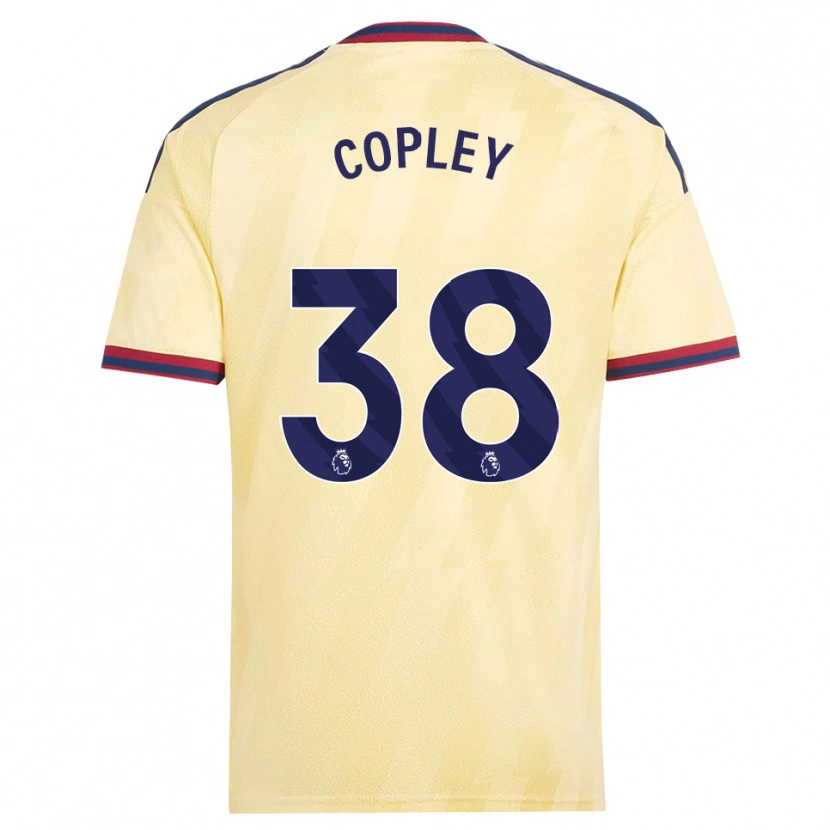 Danxen Kinder Louie Copley #38 Hell Gelb Mitternachtsblau Ausweichtrikot Trikot 2026/27 T-Shirt Schweiz