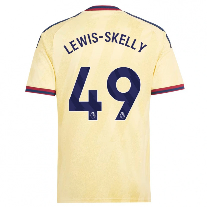 Danxen Kinder Myles Lewis-Skelly #49 Hell Gelb Mitternachtsblau Ausweichtrikot Trikot 2026/27 T-Shirt Schweiz