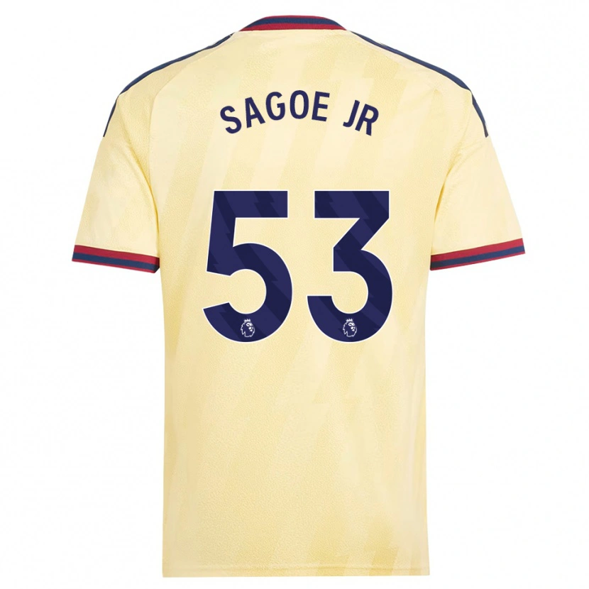 Danxen Kinder Charles Sagoe Jr #53 Hell Gelb Mitternachtsblau Ausweichtrikot Trikot 2026/27 T-Shirt Schweiz