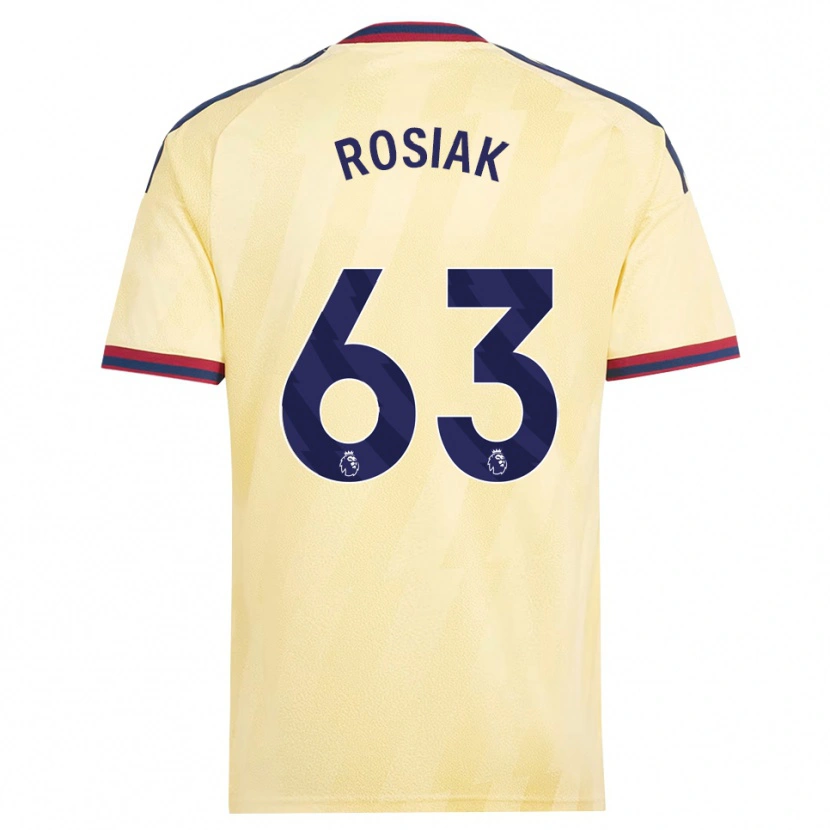 Danxen Kinder Michal Rosiak #63 Hell Gelb Mitternachtsblau Ausweichtrikot Trikot 2026/27 T-Shirt Schweiz