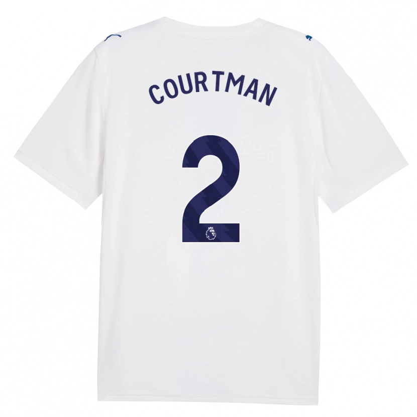 Danxen Kinder Charlie Courtman #2 Marineweiß Ausweichtrikot Trikot 2026/27 T-Shirt Schweiz