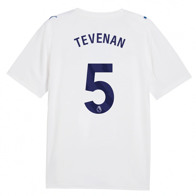 Danxen Kinder Oliver Tevenan #5 Marineweiß Ausweichtrikot Trikot 2026/27 T-Shirt Schweiz