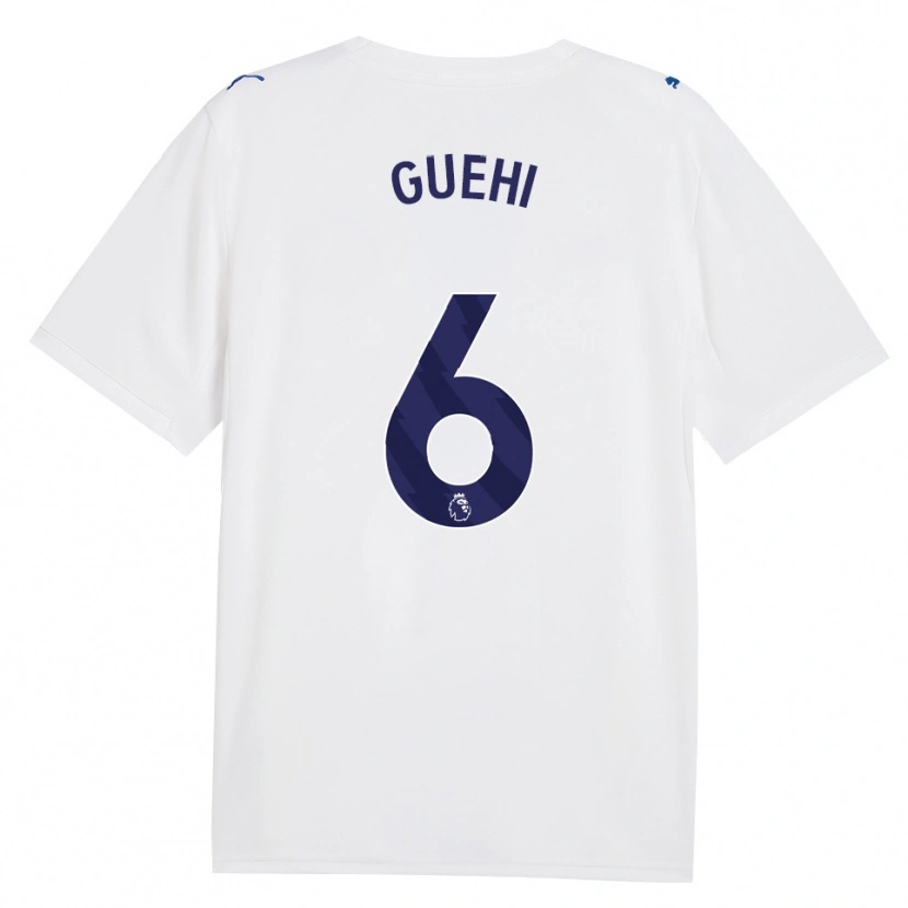 Danxen Kinder Marc Guéhi #6 Marineweiß Ausweichtrikot Trikot 2026/27 T-Shirt Schweiz