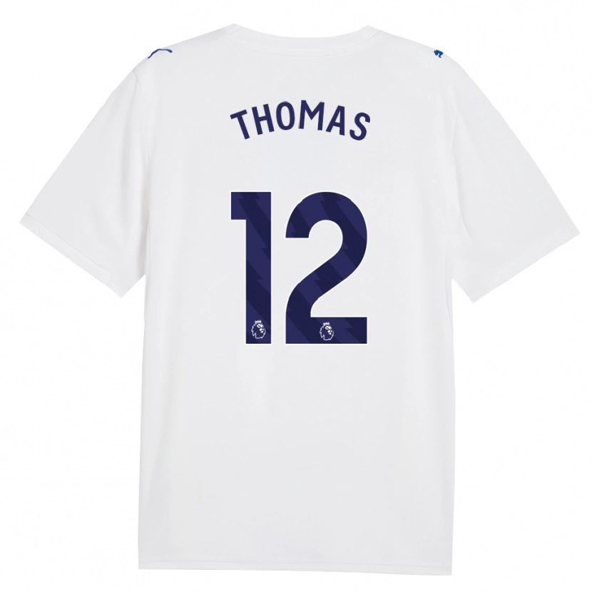 Danxen Kinder Rhys Thomas #12 Marineweiß Ausweichtrikot Trikot 2026/27 T-Shirt Schweiz