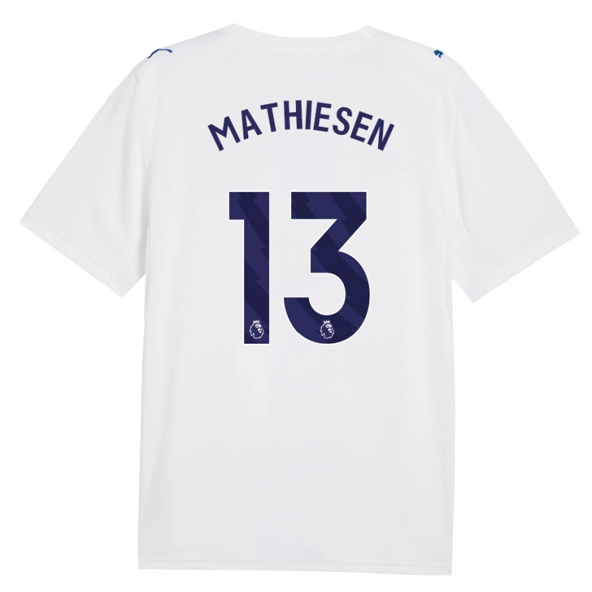 Danxen Kinder Toran Mathiesen #13 Marineweiß Ausweichtrikot Trikot 2026/27 T-Shirt Schweiz