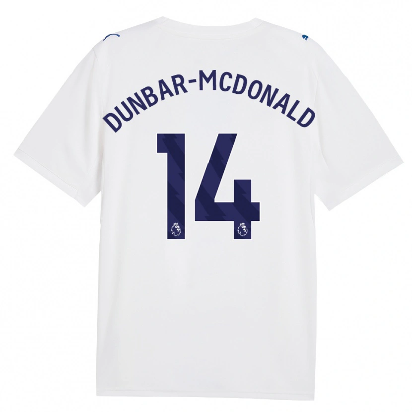 Danxen Kinder Christian Dunbar-Mcdonald #14 Marineweiß Ausweichtrikot Trikot 2026/27 T-Shirt Schweiz