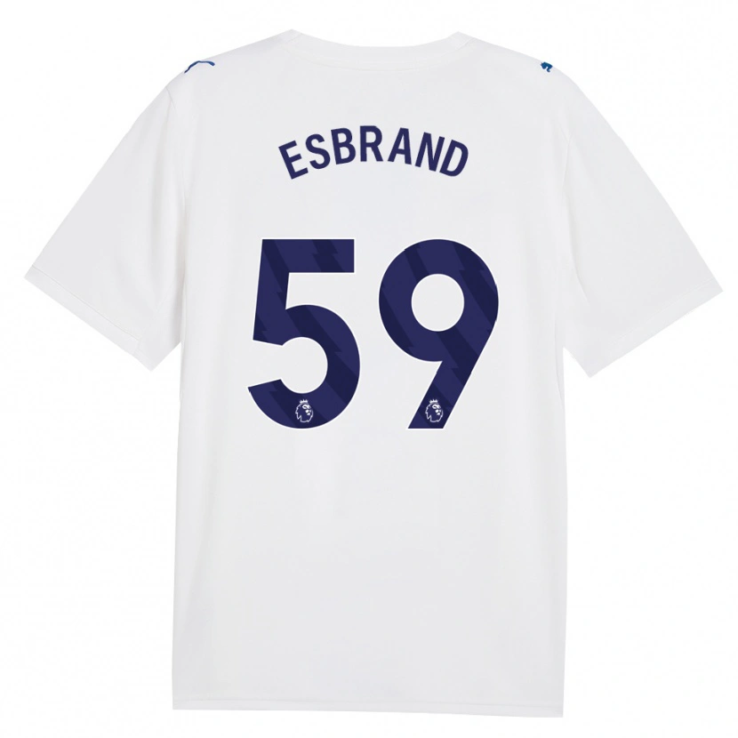 Danxen Kinder Josh Wilson-Esbrand #59 Marineweiß Ausweichtrikot Trikot 2026/27 T-Shirt Schweiz