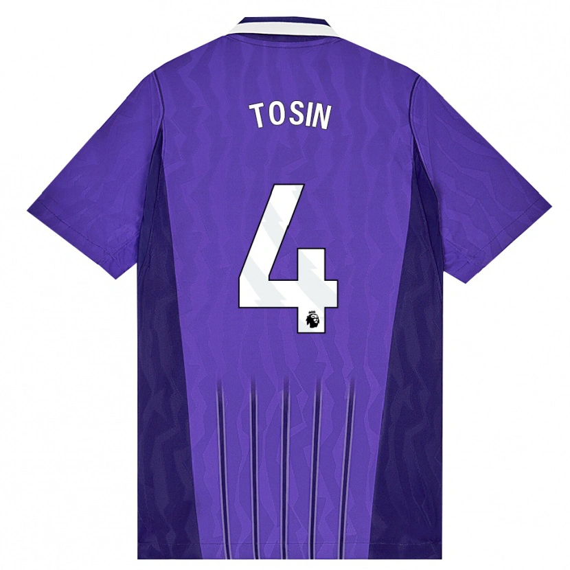 Danxen Kinder Tosin Adarabioyo #4 Violett Weiß Ausweichtrikot Trikot 2026/27 T-Shirt Schweiz
