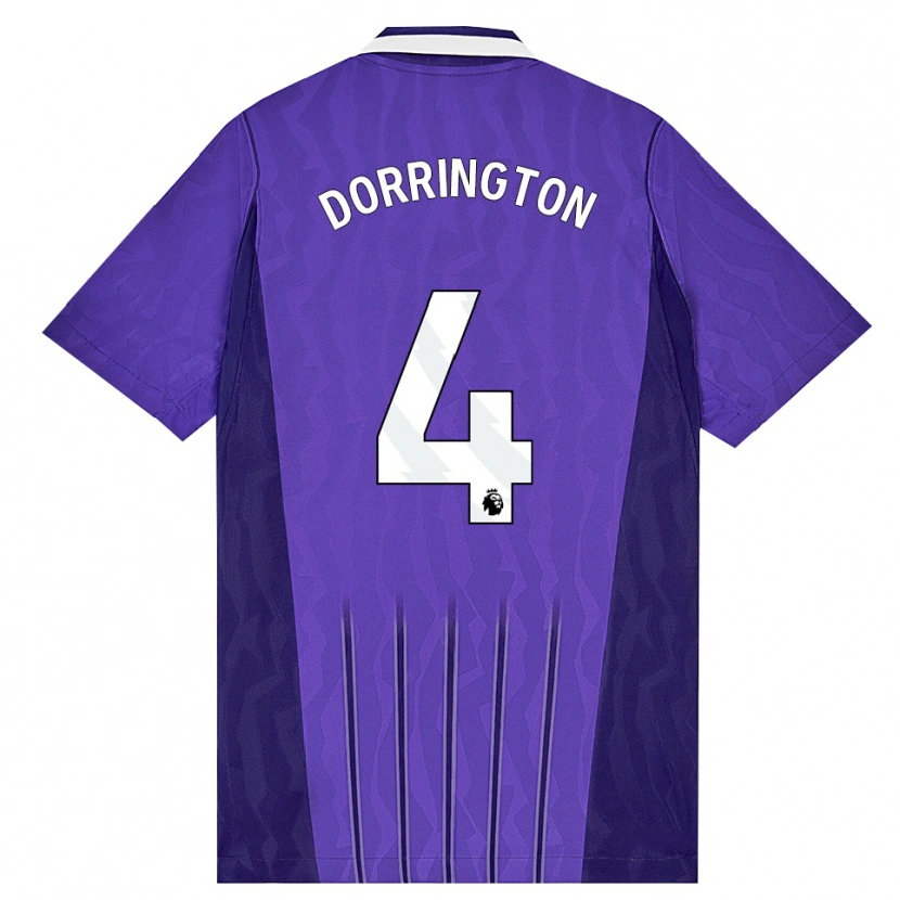 Danxen Kinder Alfie Dorrington #4 Violett Weiß Ausweichtrikot Trikot 2026/27 T-Shirt Schweiz