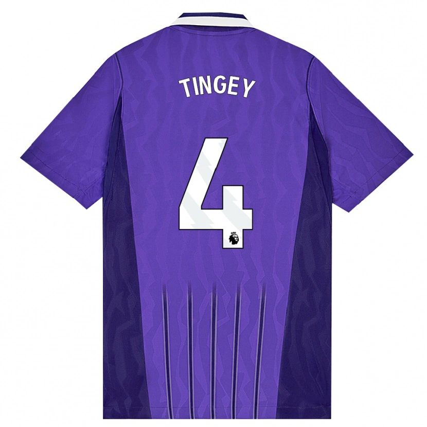 Danxen Kinder Tyler Tingey #4 Violett Weiß Ausweichtrikot Trikot 2026/27 T-Shirt Schweiz