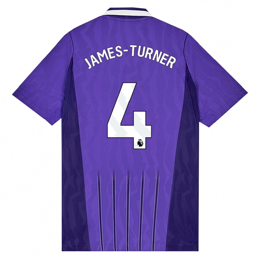 Danxen Kinder Amy James-Turner #4 Violett Weiß Ausweichtrikot Trikot 2026/27 T-Shirt Schweiz