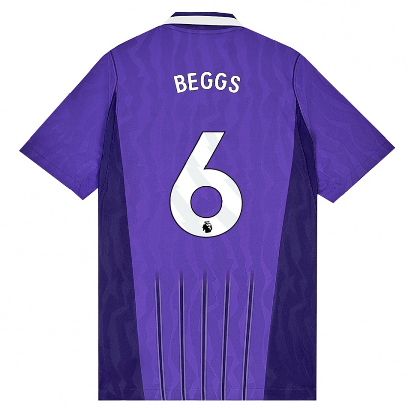 Danxen Kinder Jamel Beggs #6 Violett Weiß Ausweichtrikot Trikot 2026/27 T-Shirt Schweiz