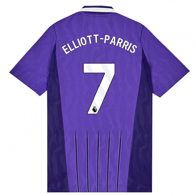 Danxen Kinder Reiss Elliott-Parris #7 Violett Weiß Ausweichtrikot Trikot 2026/27 T-Shirt Schweiz