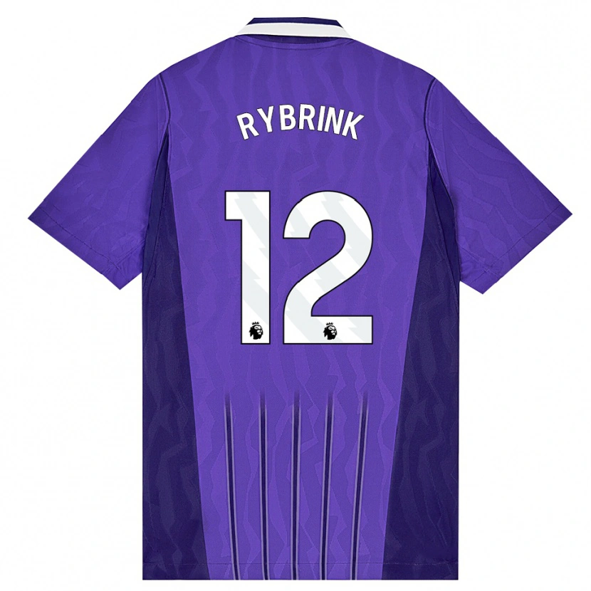 Danxen Kinder Josefine Rybrink #12 Violett Weiß Ausweichtrikot Trikot 2026/27 T-Shirt Schweiz