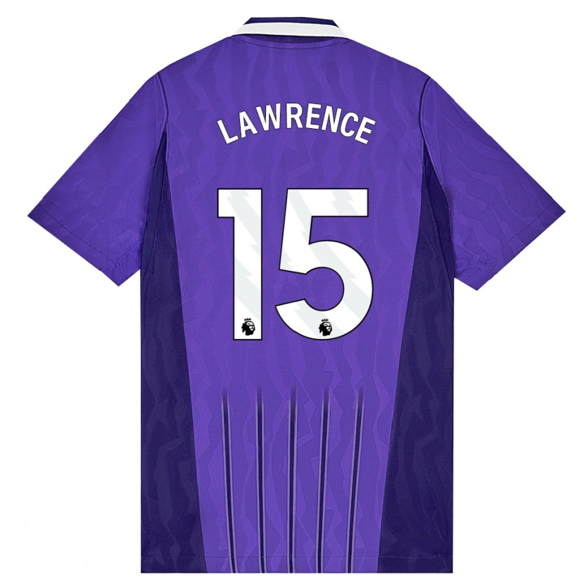 Danxen Kinder Donte Lawrence #15 Violett Weiß Ausweichtrikot Trikot 2026/27 T-Shirt Schweiz
