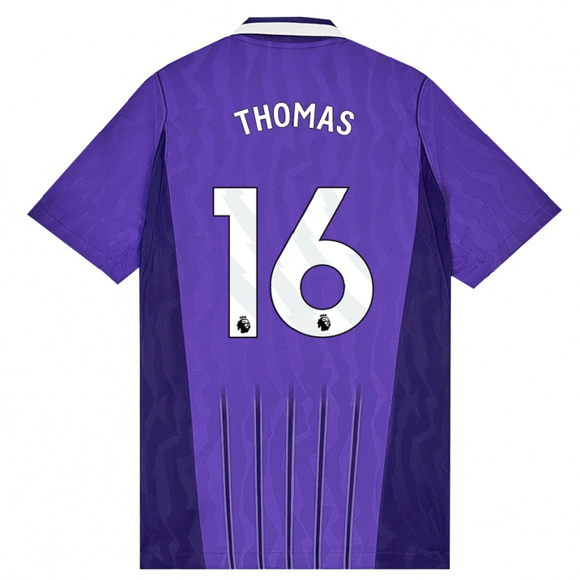 Danxen Kinder Cameron Thomas #16 Violett Weiß Ausweichtrikot Trikot 2026/27 T-Shirt Schweiz