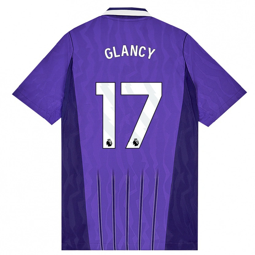 Danxen Kinder Conall Glancy #17 Violett Weiß Ausweichtrikot Trikot 2026/27 T-Shirt Schweiz