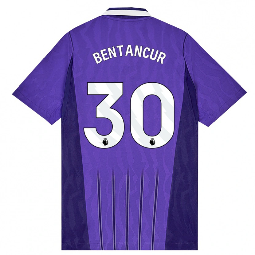 Danxen Kinder Rodrigo Bentancur #30 Violett Weiß Ausweichtrikot Trikot 2026/27 T-Shirt Schweiz