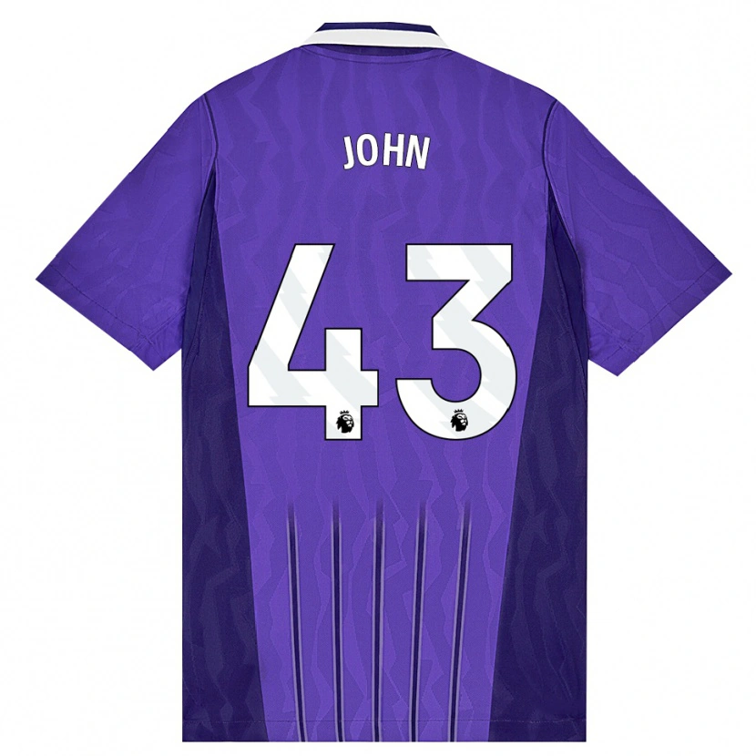 Danxen Kinder Nile John #43 Violett Weiß Ausweichtrikot Trikot 2026/27 T-Shirt Schweiz