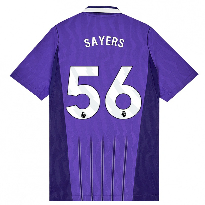 Danxen Kinder Charlie Sayers #56 Violett Weiß Ausweichtrikot Trikot 2026/27 T-Shirt Schweiz