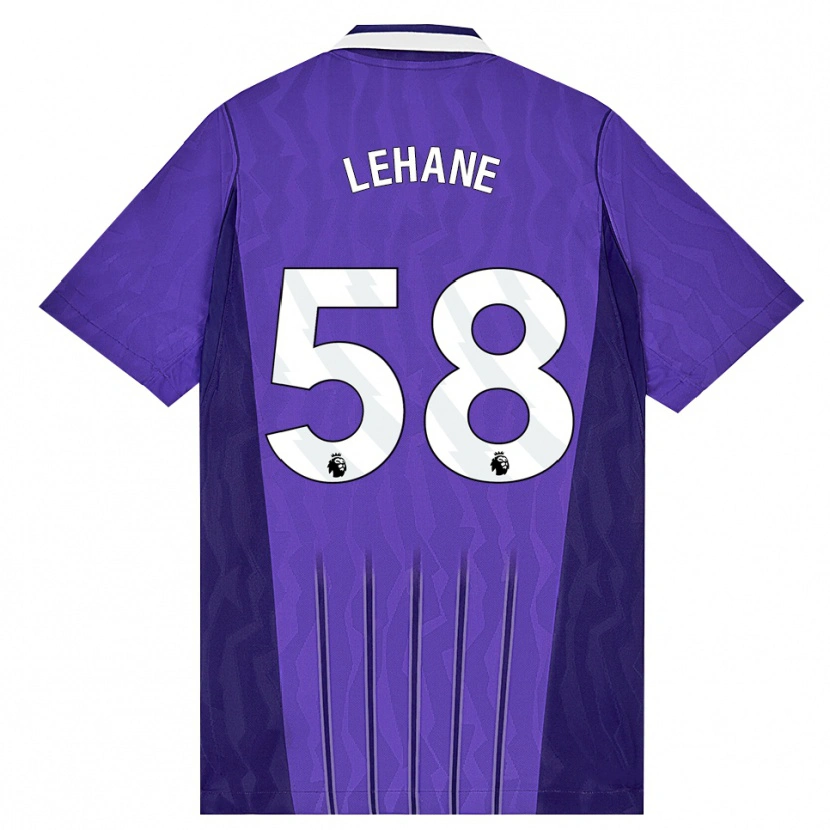Danxen Kinder Ellis Lehane #58 Violett Weiß Ausweichtrikot Trikot 2026/27 T-Shirt Schweiz
