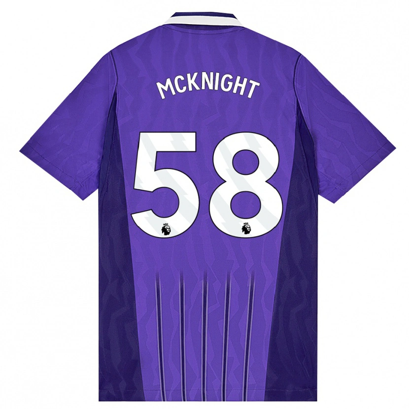 Danxen Kinder Maxwell Mcknight #58 Violett Weiß Ausweichtrikot Trikot 2026/27 T-Shirt Schweiz