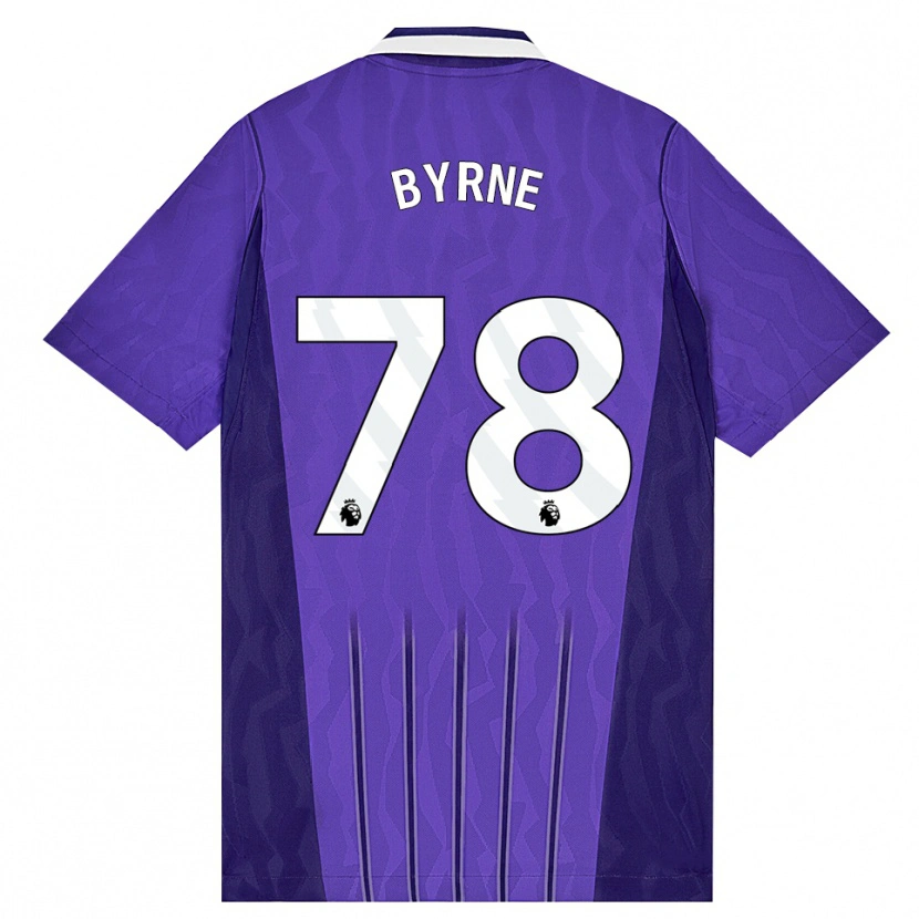 Danxen Kinder Harry Byrne #78 Violett Weiß Ausweichtrikot Trikot 2026/27 T-Shirt Schweiz