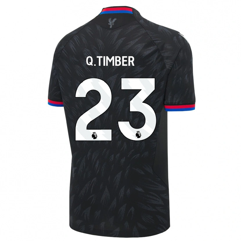 Danxen Kinder Quinten Timber #23 Schwarz Blau Rot Auswärtstrikot Trikot 2026/27 T-Shirt Schweiz