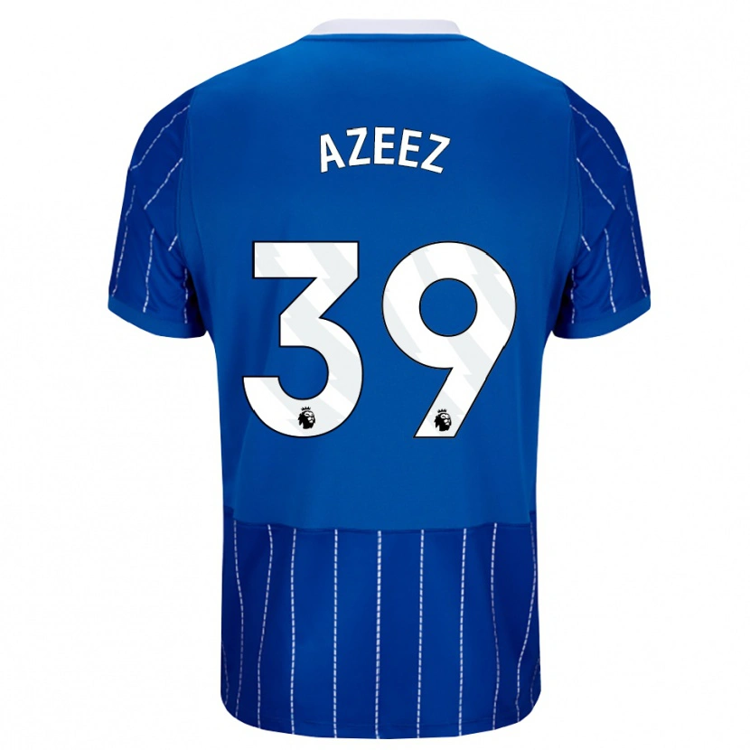 Danxen Kinder Femi Azeez #39 Mittelblau Weiß Heimtrikot Trikot 2026/27 T-Shirt Schweiz