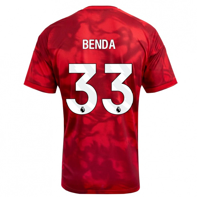 Danxen Kinder Steven Benda #33 Karmesin Weiß Heimtrikot Trikot 2026/27 T-Shirt Schweiz