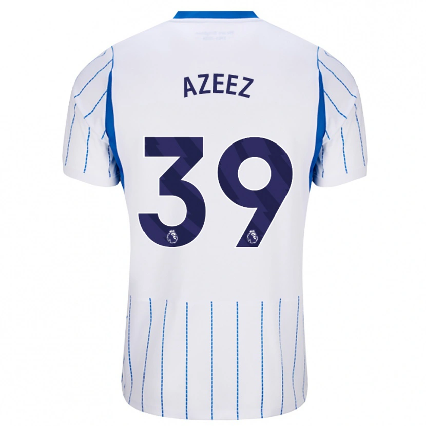 Danxen Kinder Femi Azeez #39 Himmelblau Weiß Auswärtstrikot Trikot 2026/27 T-Shirt Schweiz