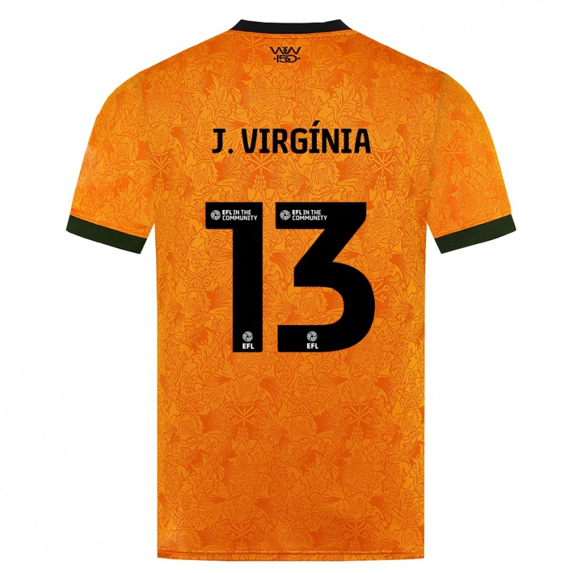 Danxen Herren João Virgínia #13 Orange Schwarz Heimtrikot Trikot 2026/27 T-Shirt Schweiz