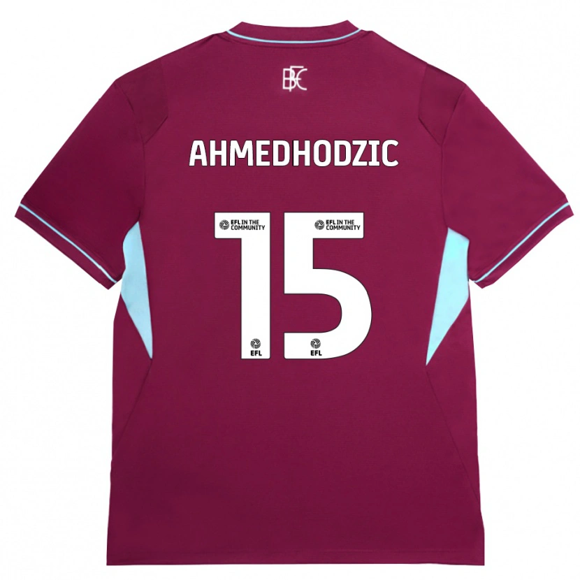 Danxen Herren Anel Ahmedhodzic #15 Burgund Grün Heimtrikot Trikot 2026/27 T-Shirt Schweiz