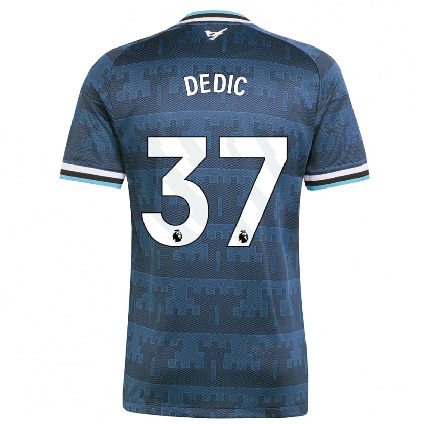 Danxen Herren Amar Dedić #37 Gelb Schwarz Blau Auswärtstrikot Trikot 2026/27 T-Shirt Schweiz