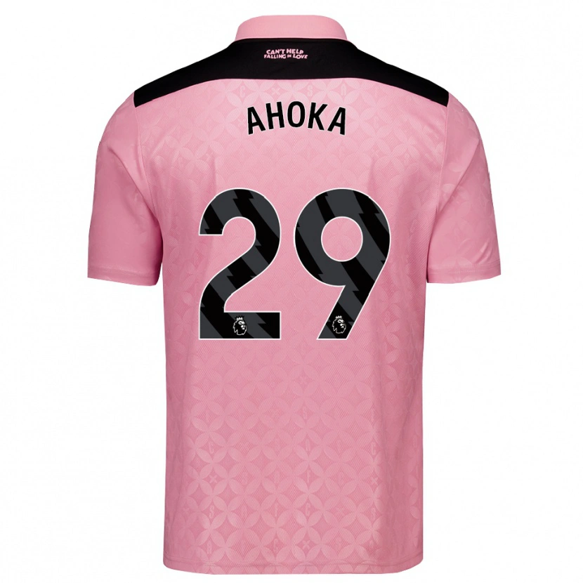 Danxen Herren Jules Ahoka #29 Hellrosa Schwarz Auswärtstrikot Trikot 2026/27 T-Shirt Schweiz