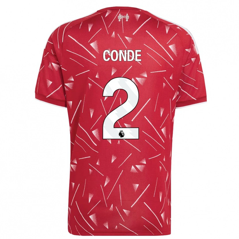 Danxen Herren Lenix Conde #2 Weiß Rot Heimtrikot Trikot 2026/27 T-Shirt Schweiz