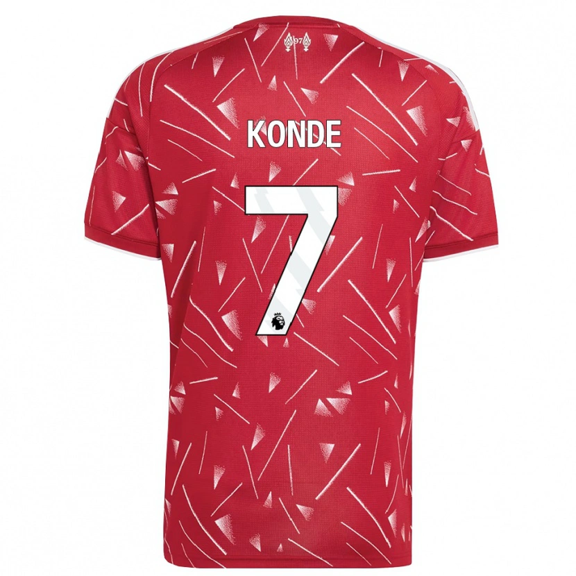 Danxen Herren Isaac Konde #7 Weiß Rot Heimtrikot Trikot 2026/27 T-Shirt Schweiz