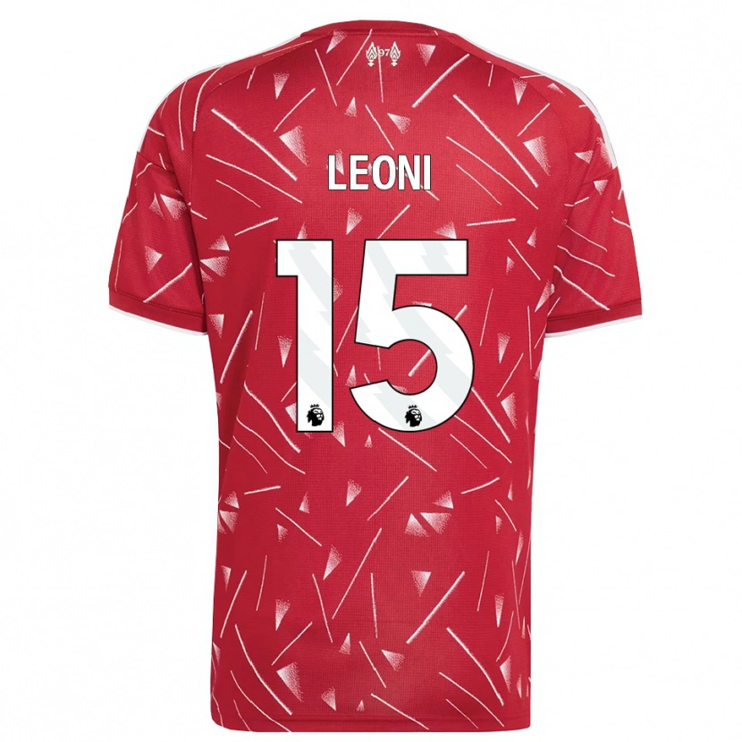 Danxen Herren Giovanni Leoni #15 Weiß Rot Heimtrikot Trikot 2026/27 T-Shirt Schweiz