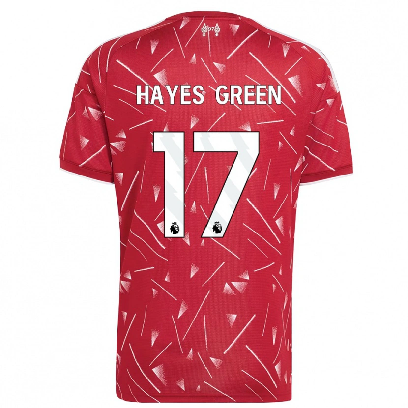 Danxen Herren Charlie Hayes-Green #17 Weiß Rot Heimtrikot Trikot 2026/27 T-Shirt Schweiz