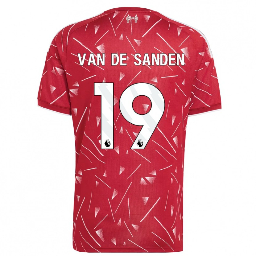 Danxen Herren Shanice Van De Sanden #19 Weiß Rot Heimtrikot Trikot 2026/27 T-Shirt Schweiz