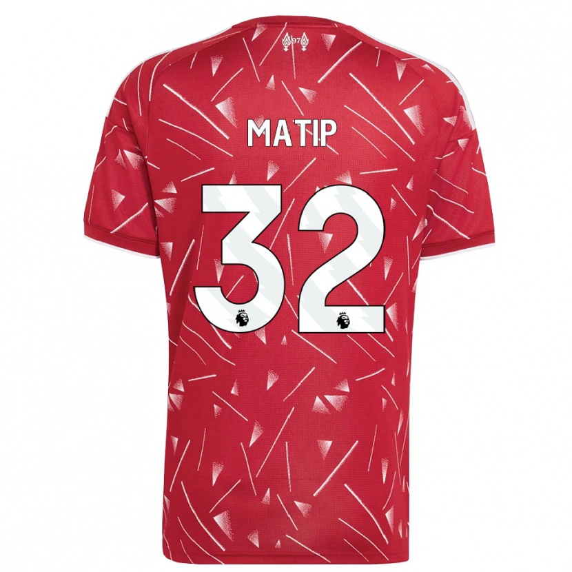 Danxen Herren Joel Matip #32 Weiß Rot Heimtrikot Trikot 2026/27 T-Shirt Schweiz