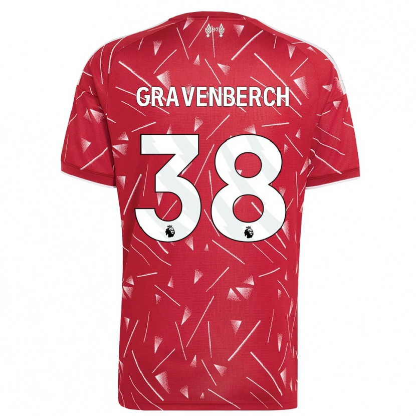 Danxen Herren Ryan Gravenberch #38 Weiß Rot Heimtrikot Trikot 2026/27 T-Shirt Schweiz