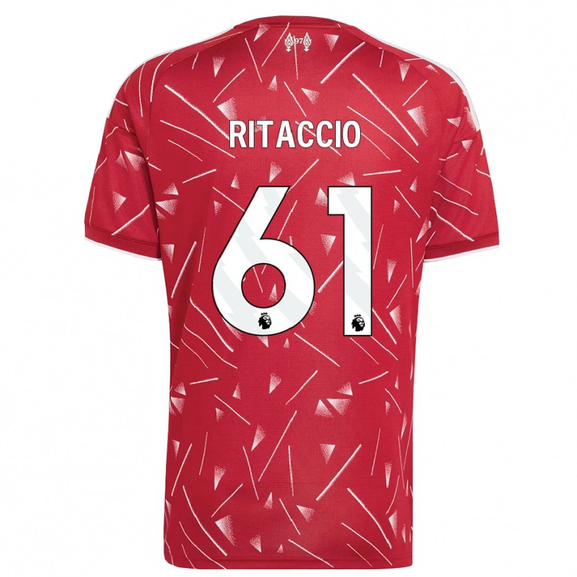 Danxen Herren Matteo Ritaccio #61 Weiß Rot Heimtrikot Trikot 2026/27 T-Shirt Schweiz