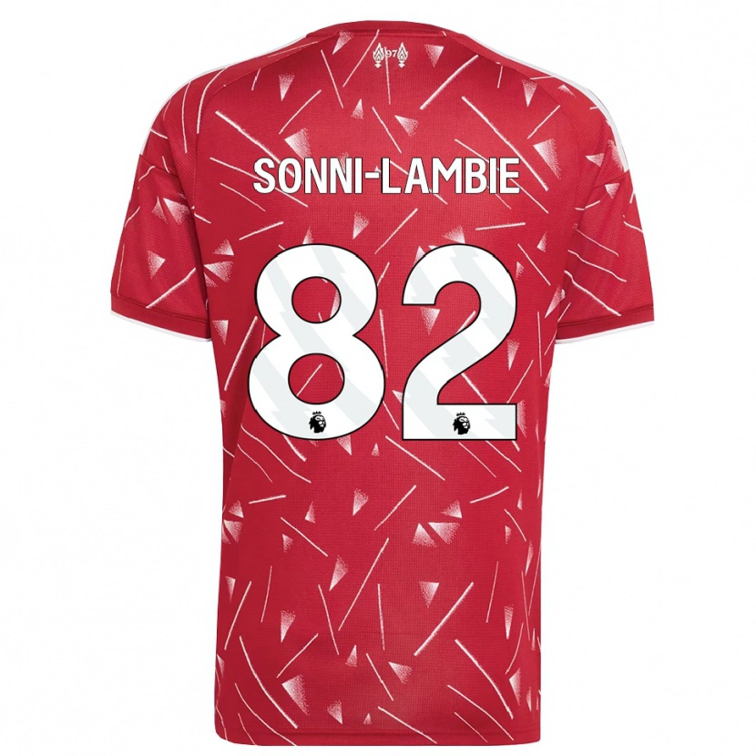 Danxen Herren Joshua Sonni-Lambie #82 Weiß Rot Heimtrikot Trikot 2026/27 T-Shirt Schweiz