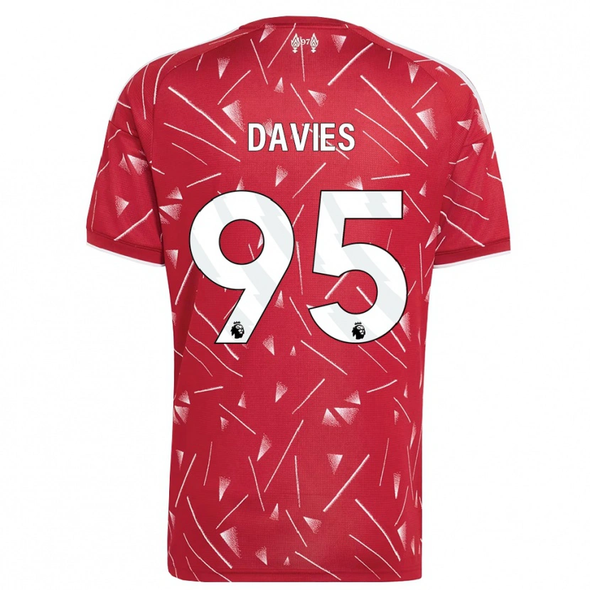 Danxen Herren Harvey Davies #95 Weiß Rot Heimtrikot Trikot 2026/27 T-Shirt Schweiz