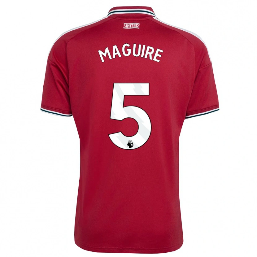 Danxen Herren Harry Maguire #5 Rot Gelb Weiß Heimtrikot Trikot 2026/27 T-Shirt Schweiz